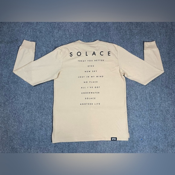 COPY - Rufus Du Sol Solace Tour Long Sleeve Shirt Men’s Size L Tan EDM Music. - Picture 3 of 10
